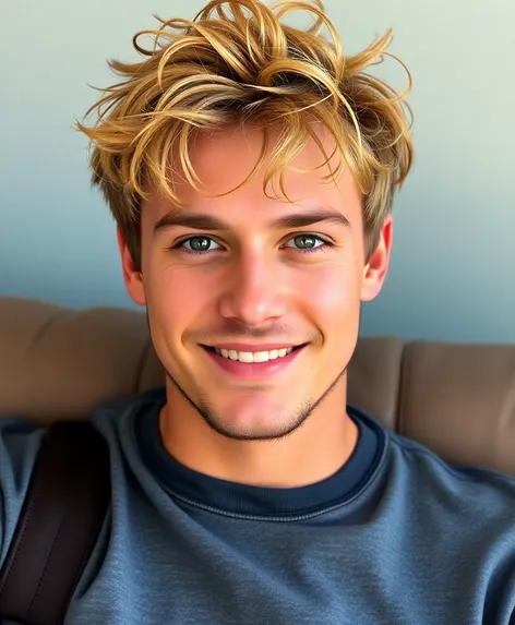 dirty blonde hair male