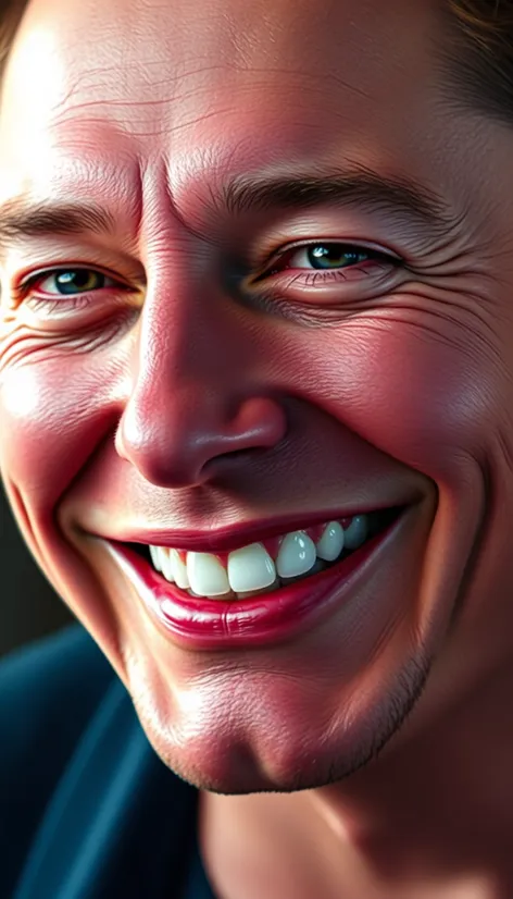 elon musk teeth