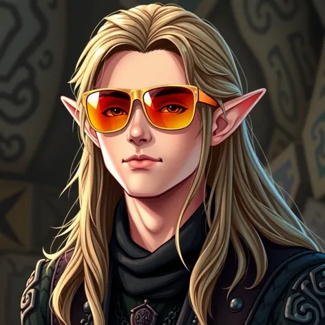 male elf with long