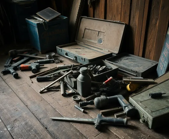 tools on the floor