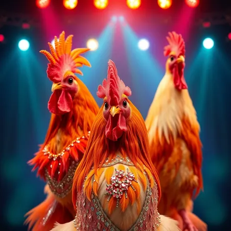 showgirl chickens