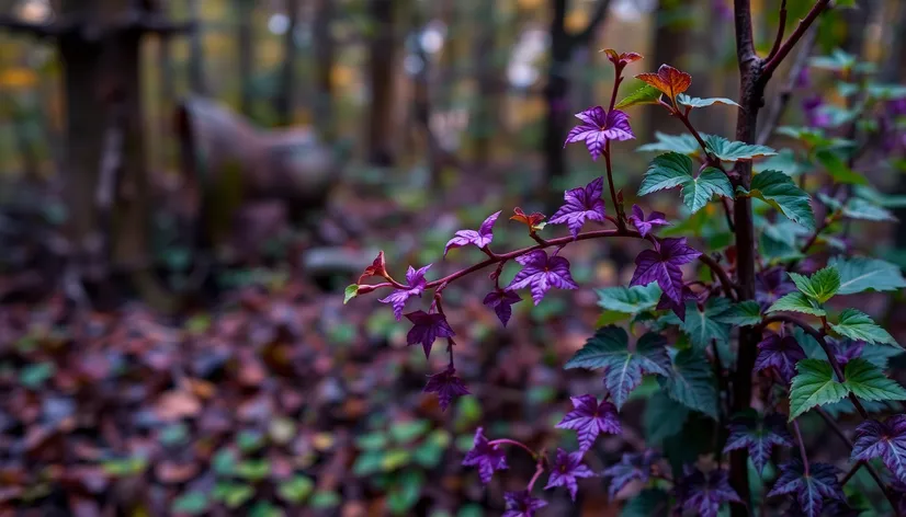 purple vine plant