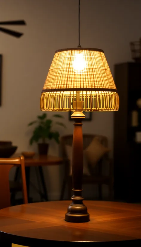 rattan lamp shade