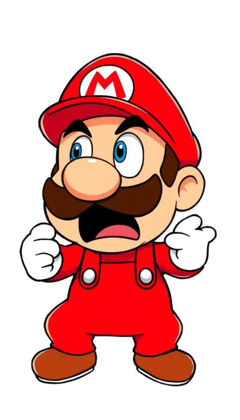 mario scared face