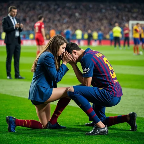 Fc Barcelona player proposing