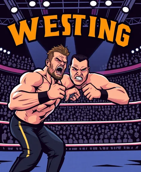 wrestling clip art