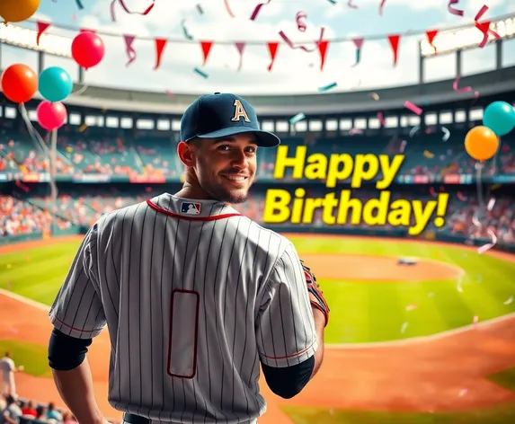 happy birthday baseball