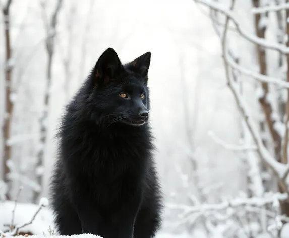 black fox coat