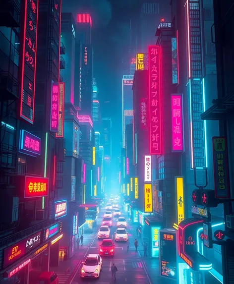 futuristic cityscape art