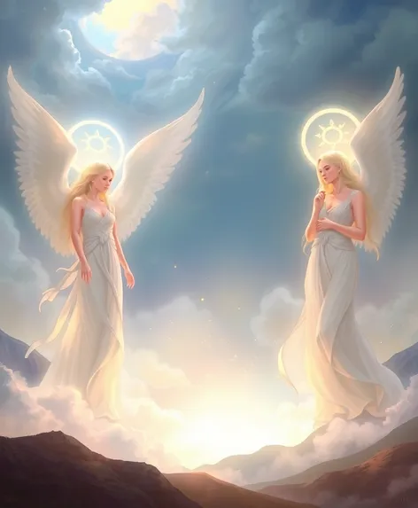 god and angel