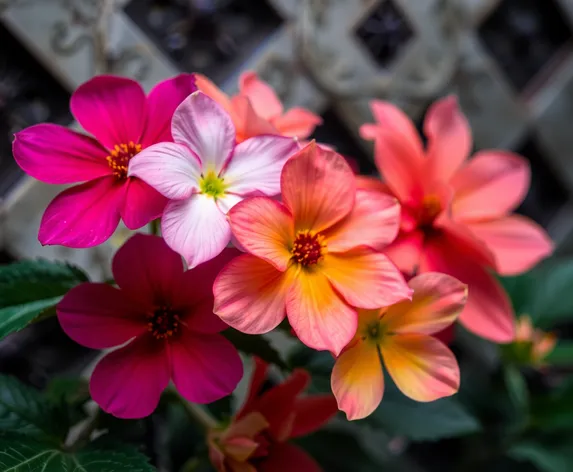 flowers in shapes