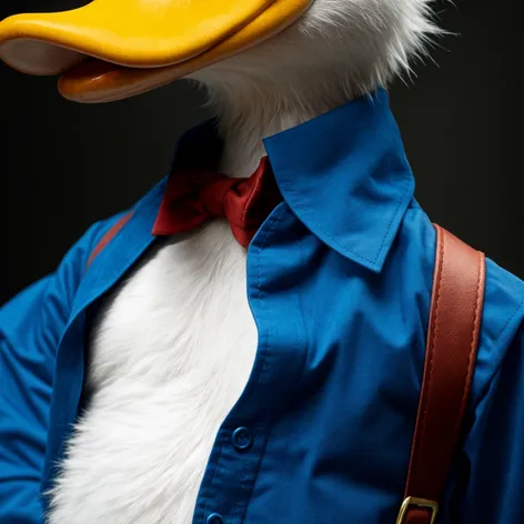 donald duck, blue shirt,