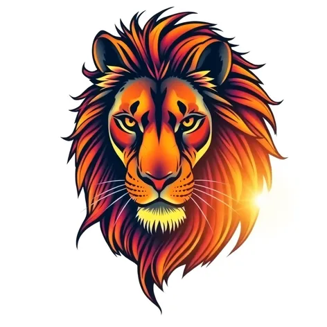 lion tattoo art