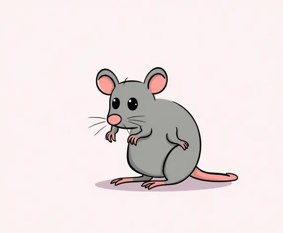 rat drawing simple