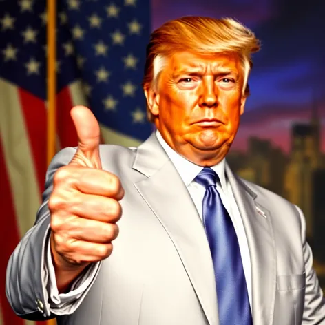 trump thumbs up