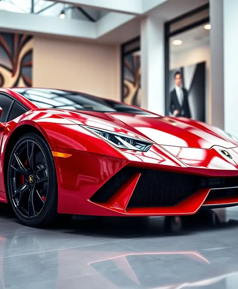 lamborghini revuelto red