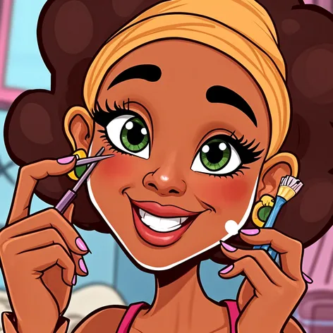 African American cartoon character