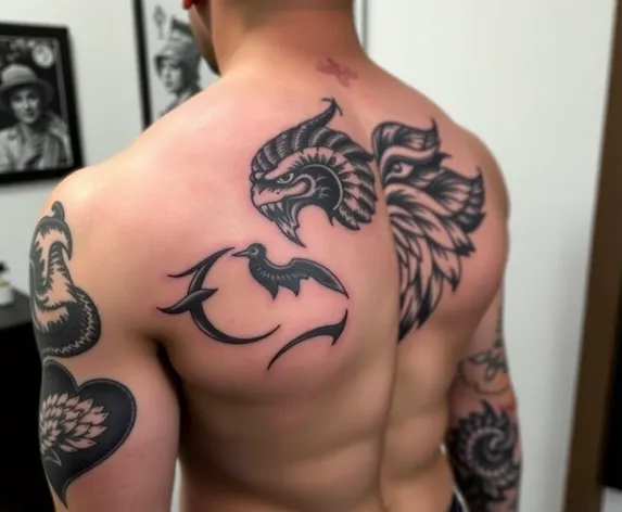 guy shoulder tattoo designs