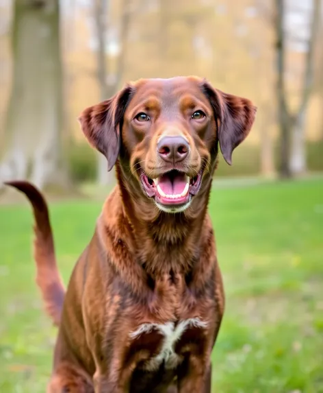 english pointer chocolate lab