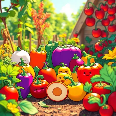 images of cartoon vegetables