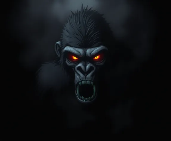 creepy gorilla