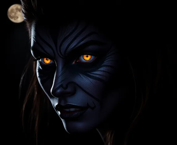 werewolf makeup female