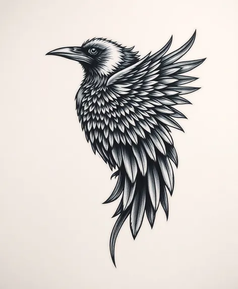 the crow tattoo