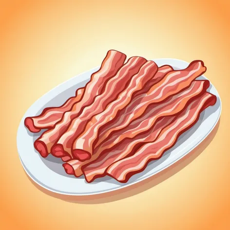 cartoon bacon