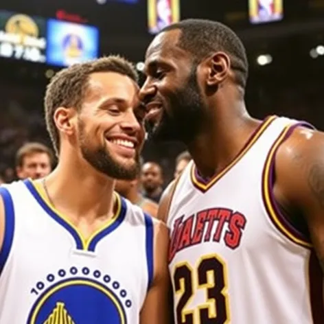 steph curry kiss lebron