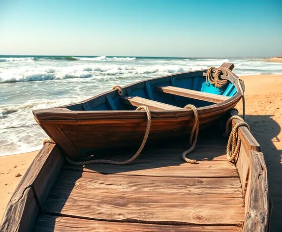 flat bottomed boat