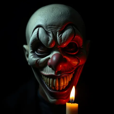 scary clown mask