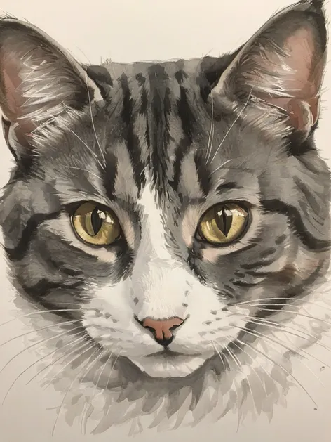 cat drawing cute