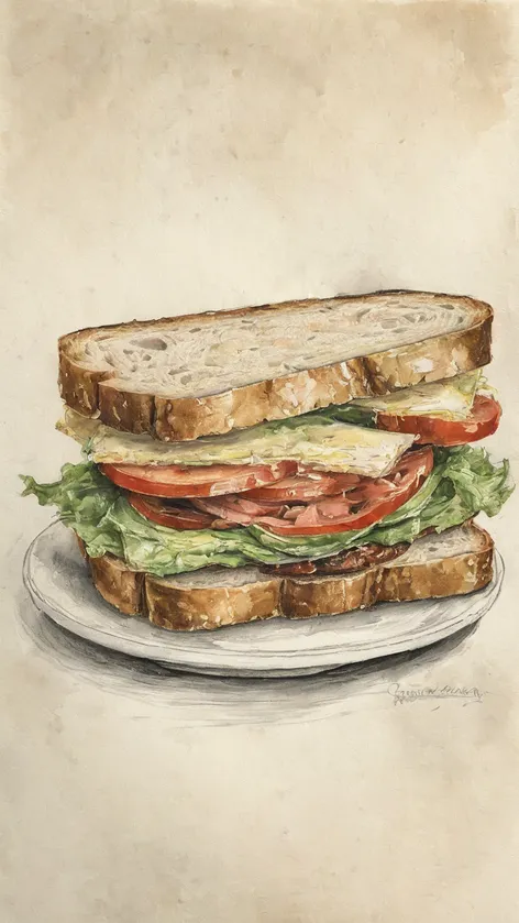 sandwich drawing