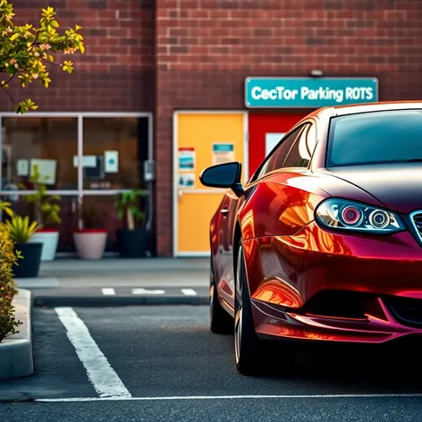 car parked at doctor