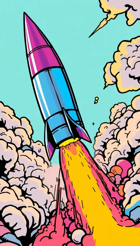 cartoon missile