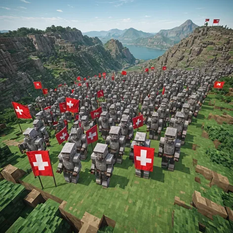 An army of minecraft