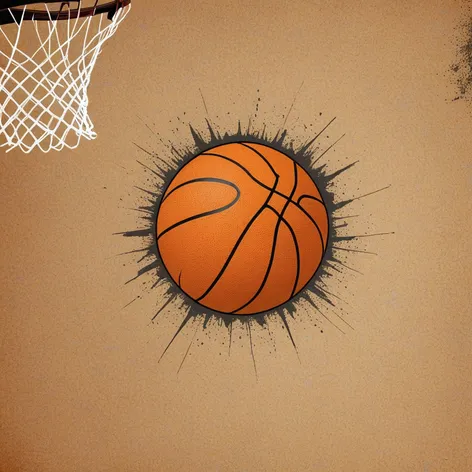 basketball drawing