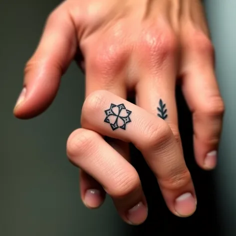 finger tattoos for men