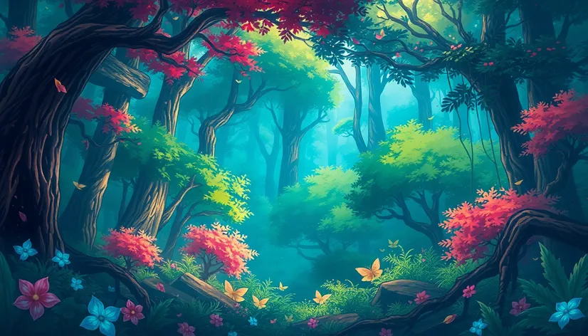 anime forest bg