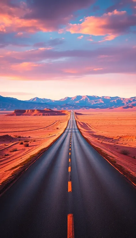 road going into distance