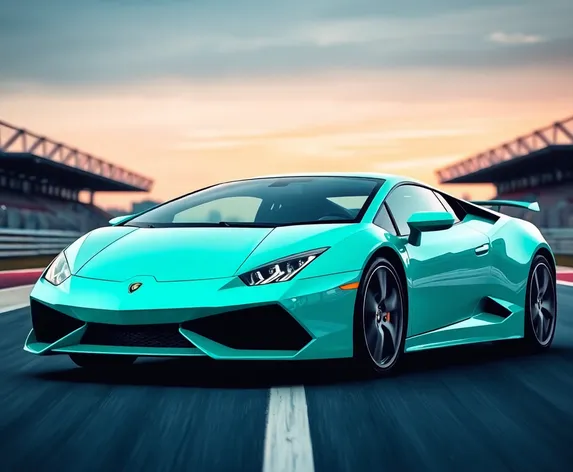 lamborghini teal