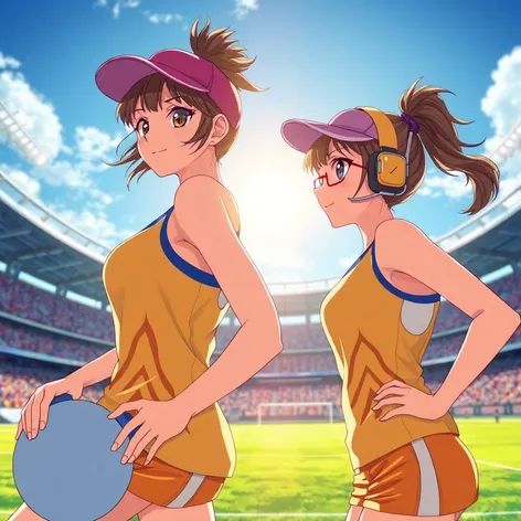 anime girl athletes