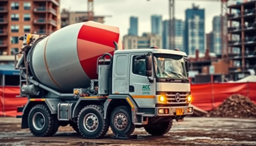 cement mixer truck