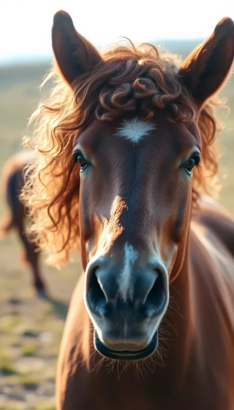 american curly horse