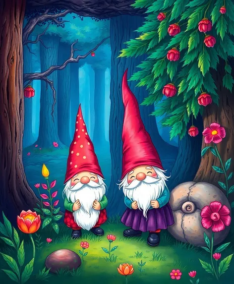 gnome drawings