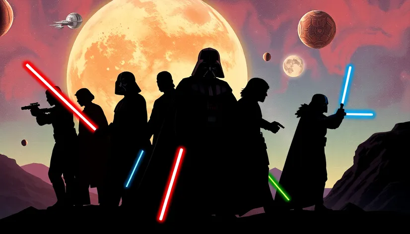 star wars silhouette art