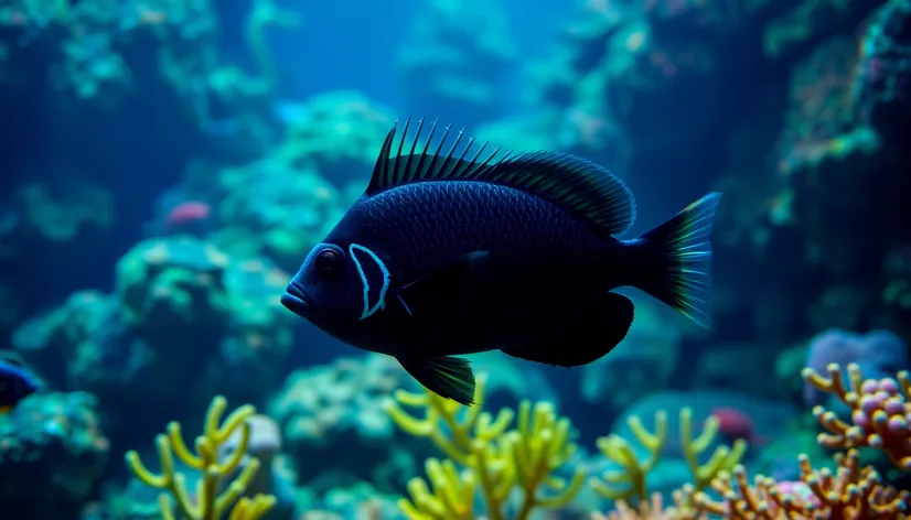 black angelfish