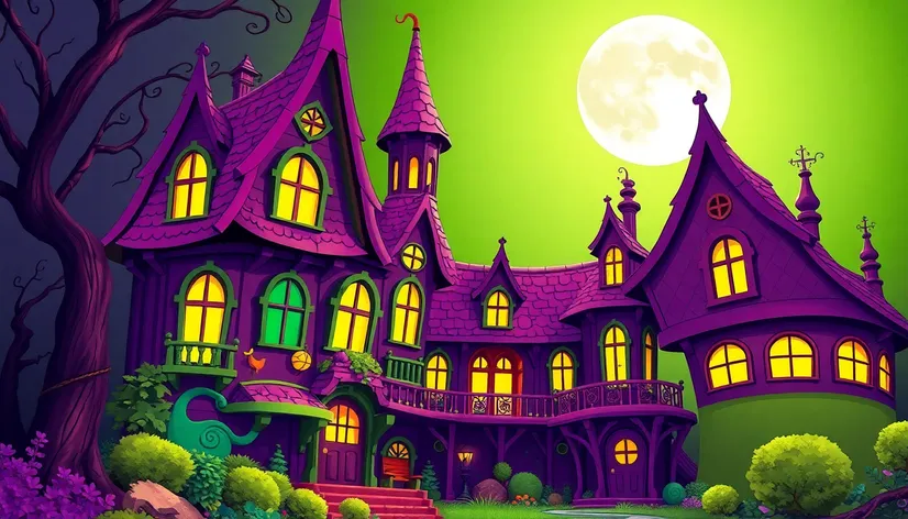 cartoon witch house