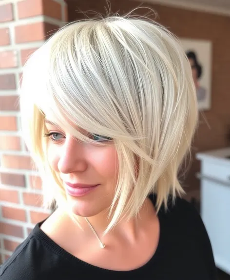 short hairstyles for fat