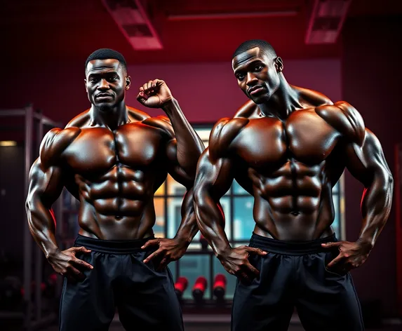 black muscle men photos